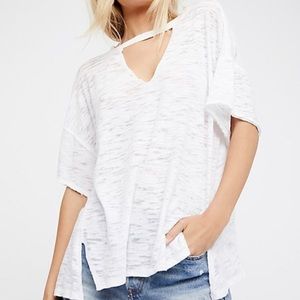 Free People white tee